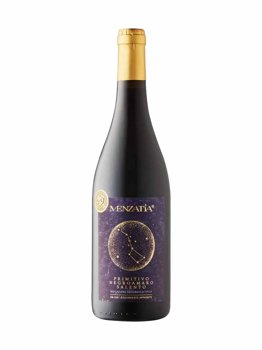 Menzatia Primitivo Negroamaro Salento IGT 2022