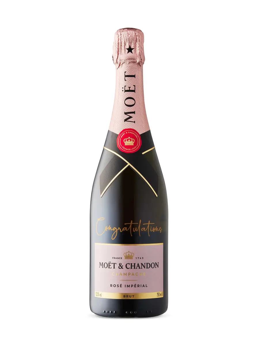 Moet & Chandon Brut Rose Congratulations Tin