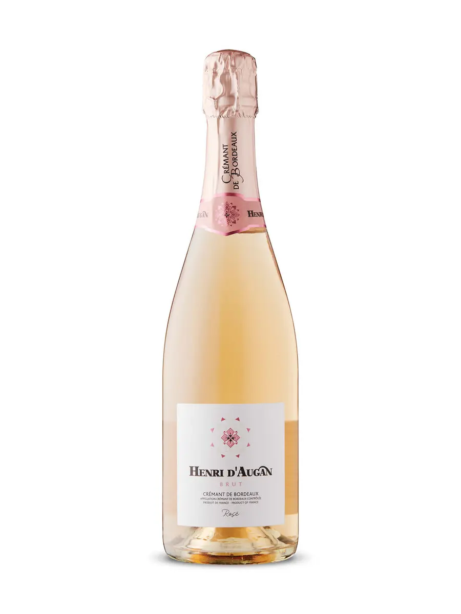 Henri d'Augan Brut Crémant de Bordeaux Rosé Sparkling