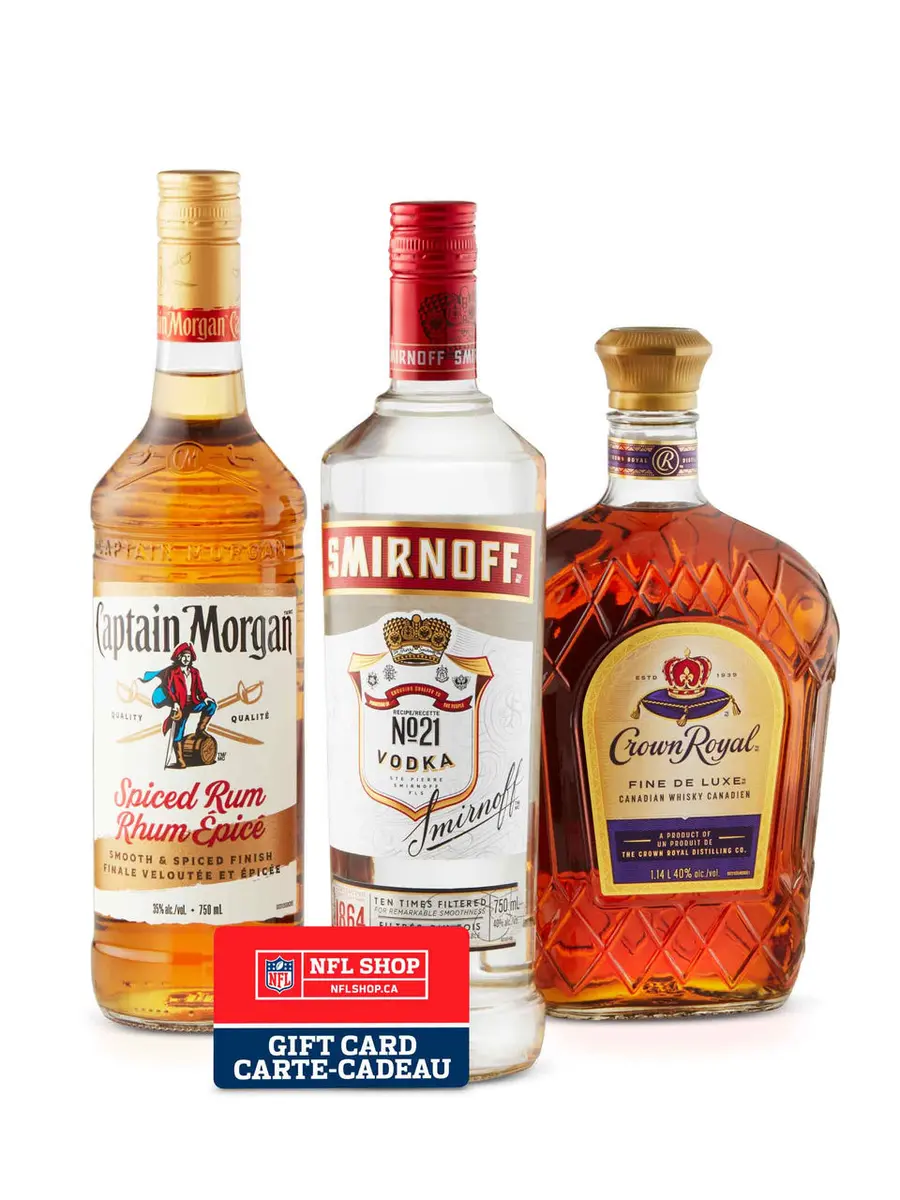 Spirits Trio + FREE $20 NFL Shop Canada Gift Card