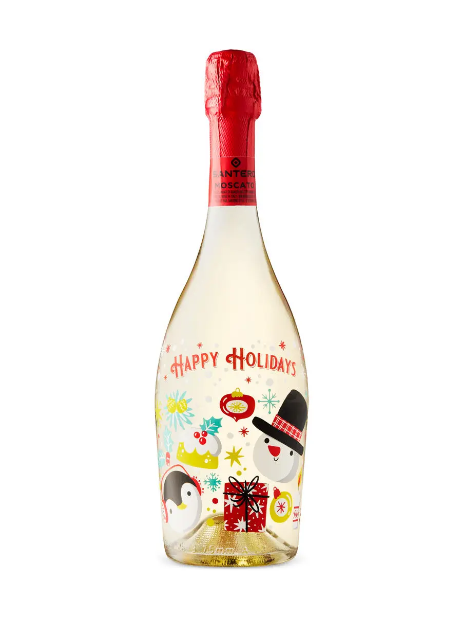 Happy Holidays Santero Moscato Spumante