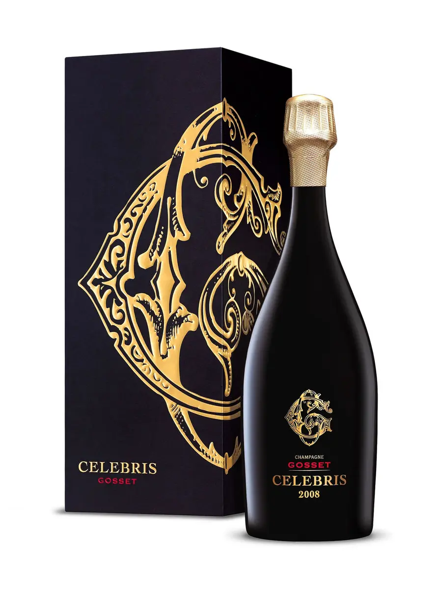 Gosset Celebris Extra Brut Champagne Withgift box 2008